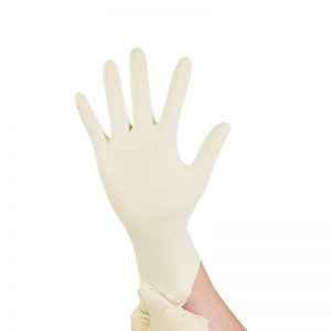 MPG10032      9 Inch Latex Examination Powder Free Glove